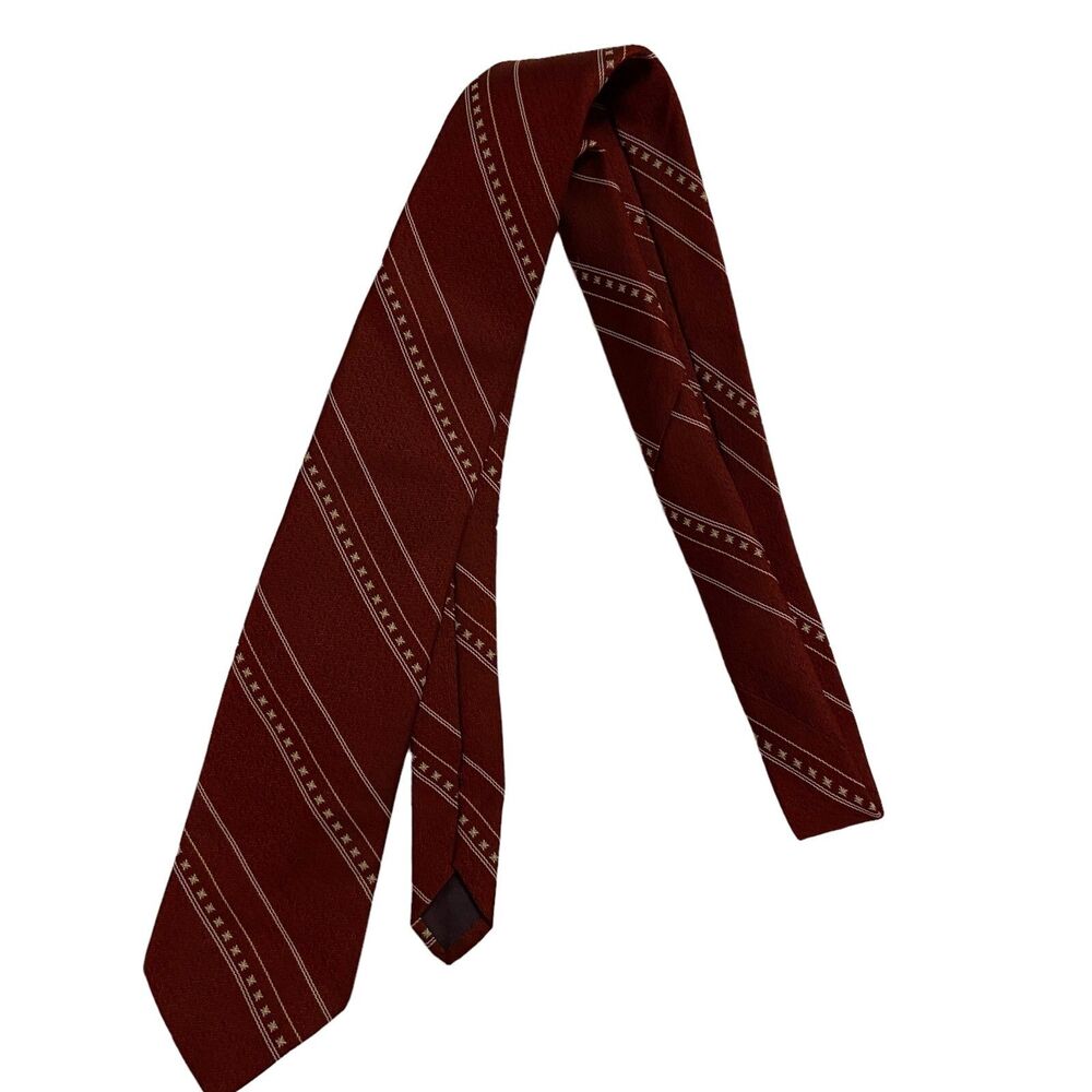 #8012 KETCH MAROON POLYESTER TIE 54 inches x 3 inches